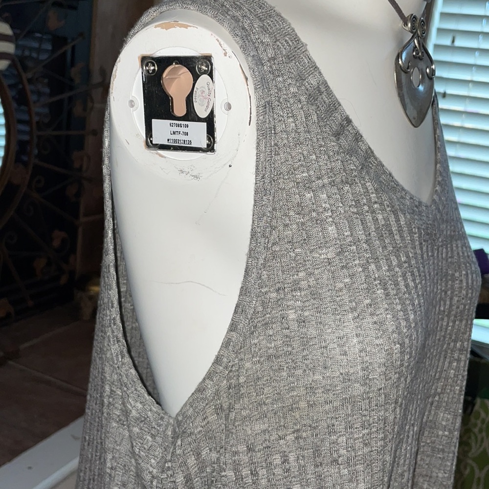 Large High-Low Blu Pepper Tank Dress - Picture 3 of 9